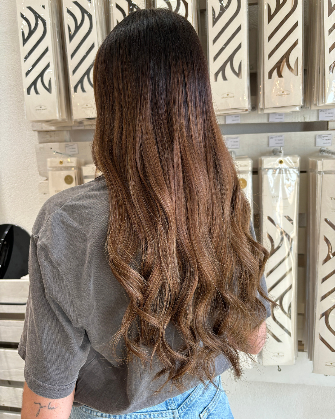 chaarmant Hair Extensions Nachher