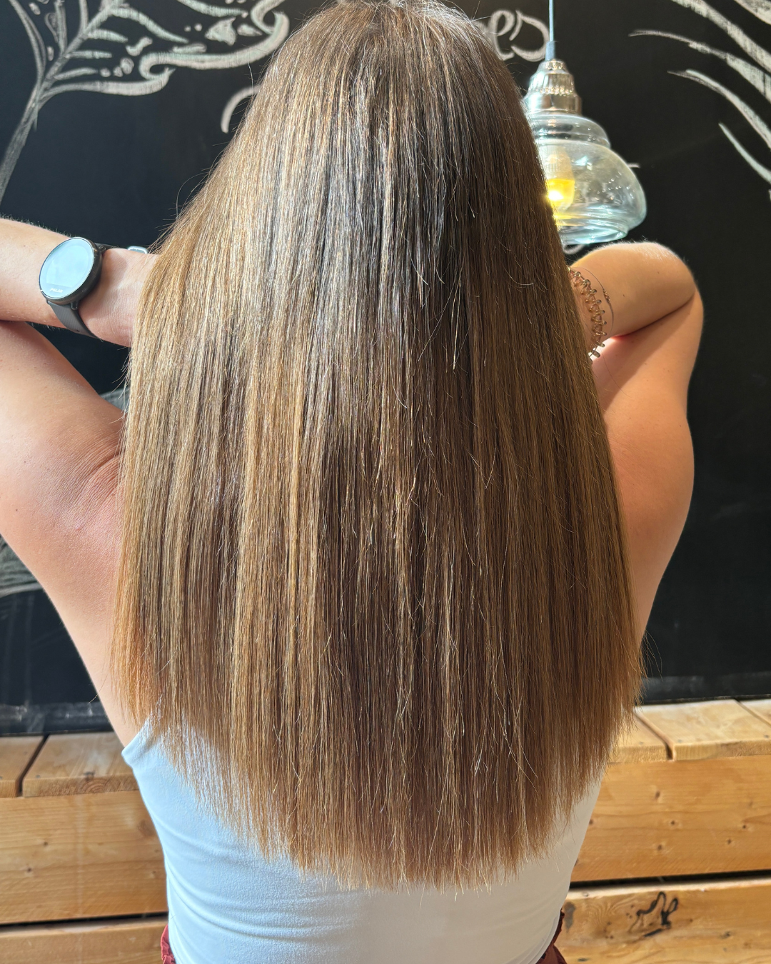 chaarmant Hair Extensions Nachher