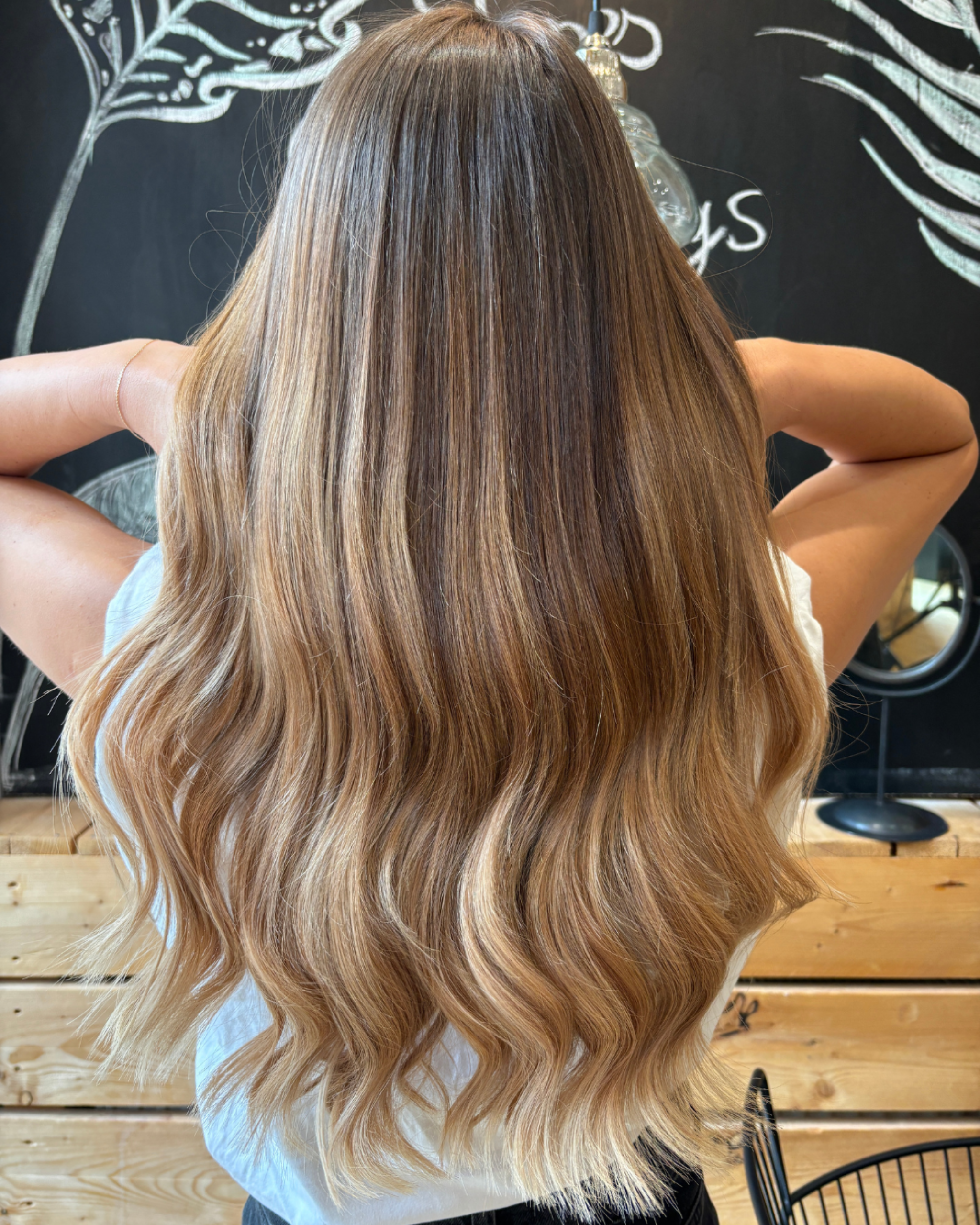 chaarmant Hair Extensions Nachher