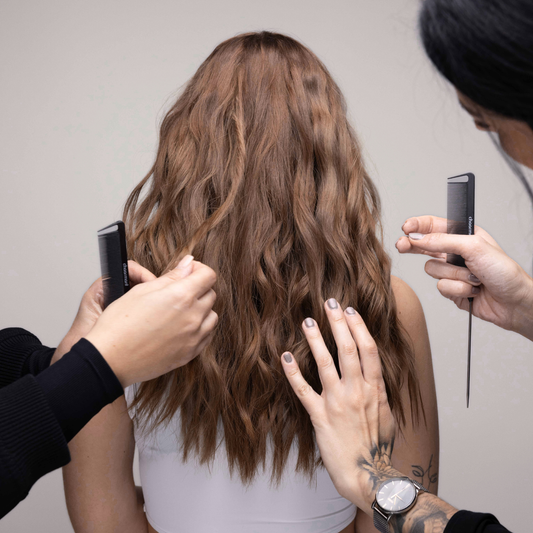 Erste Haarverlängerung