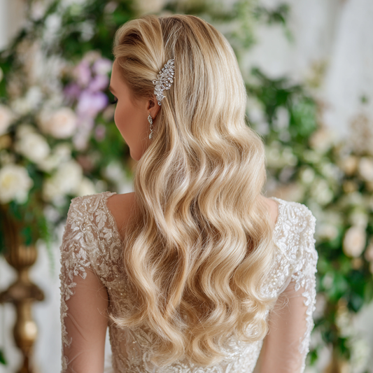 Brautfrisuren für feines Haar: So bekommst du endlich Volumen mit Extensions