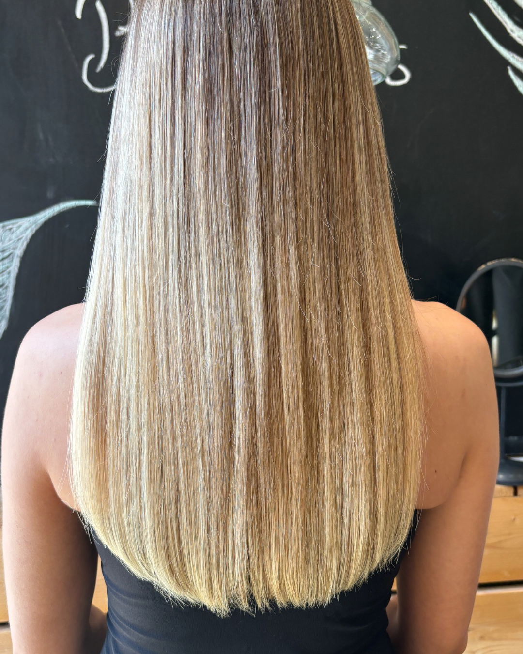 chaarmant Hair Extensions Nachher