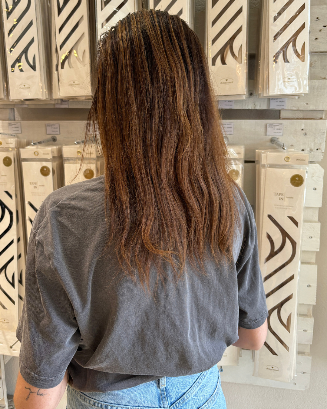 chaarmant Hair Extensions Vorher