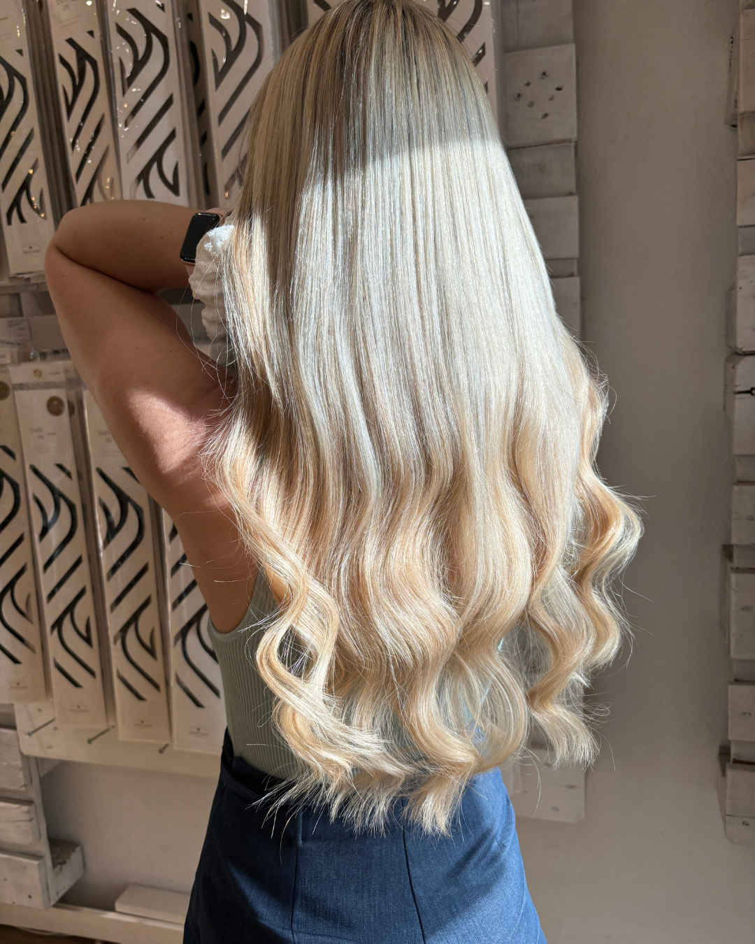 chaarmant Hair Extensions Nachher